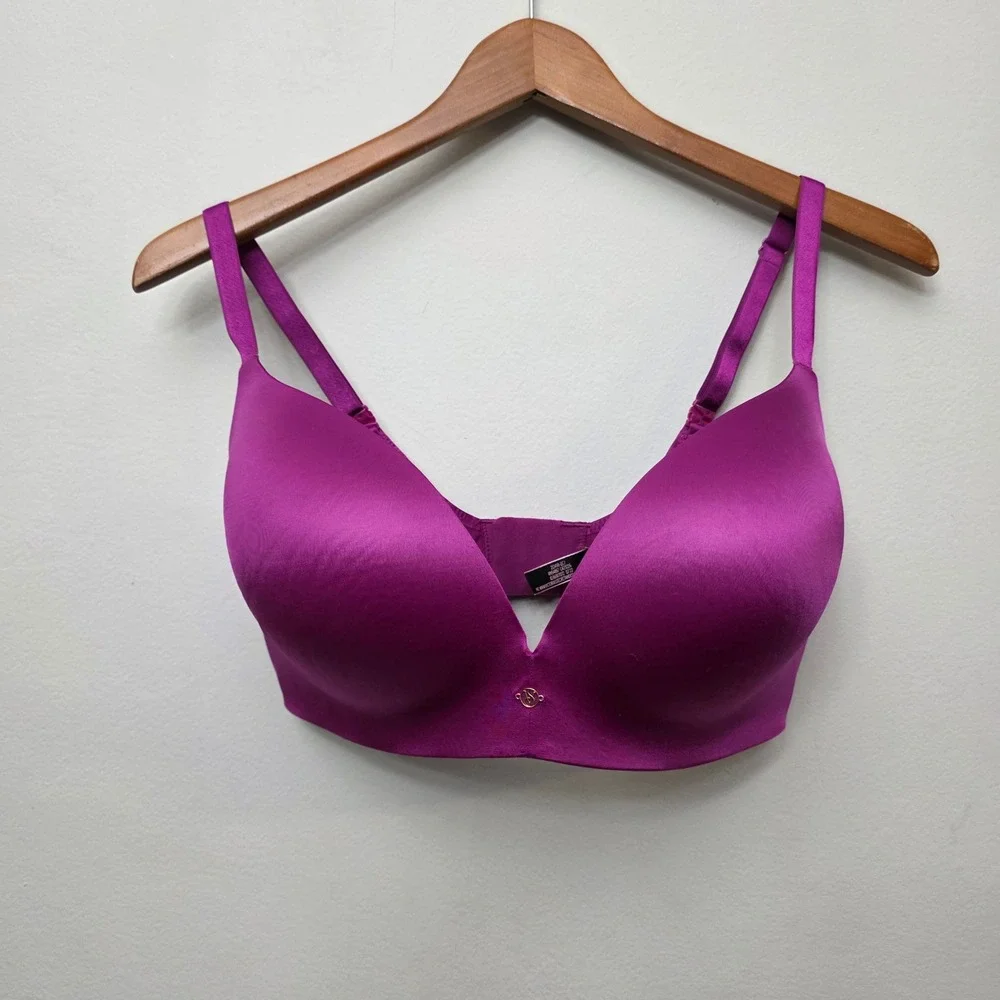 Victoria's Secret So Obsessed Padded No Wire Bra 36DDD Magenta Purple - Picture 1 of 5